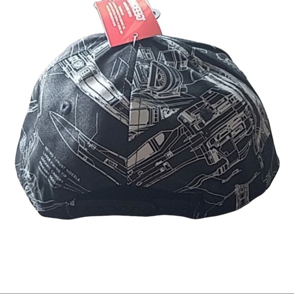 Star Wars X-Wing Blueprint Hat NWT Unisex One Size - Picture 5 of 5
